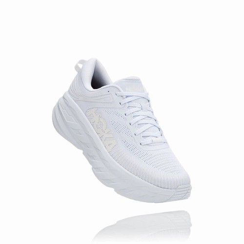 Hoka One One BONDI 7 Wides Shoes For Men India White IN-9820